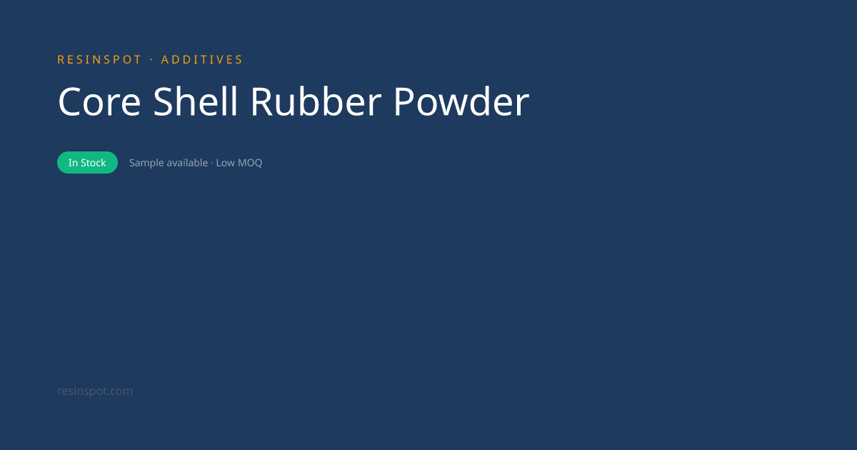 Core-Shell Rubber Toughener (CSR Powder for Epoxy) | Resinspot | Resinspot