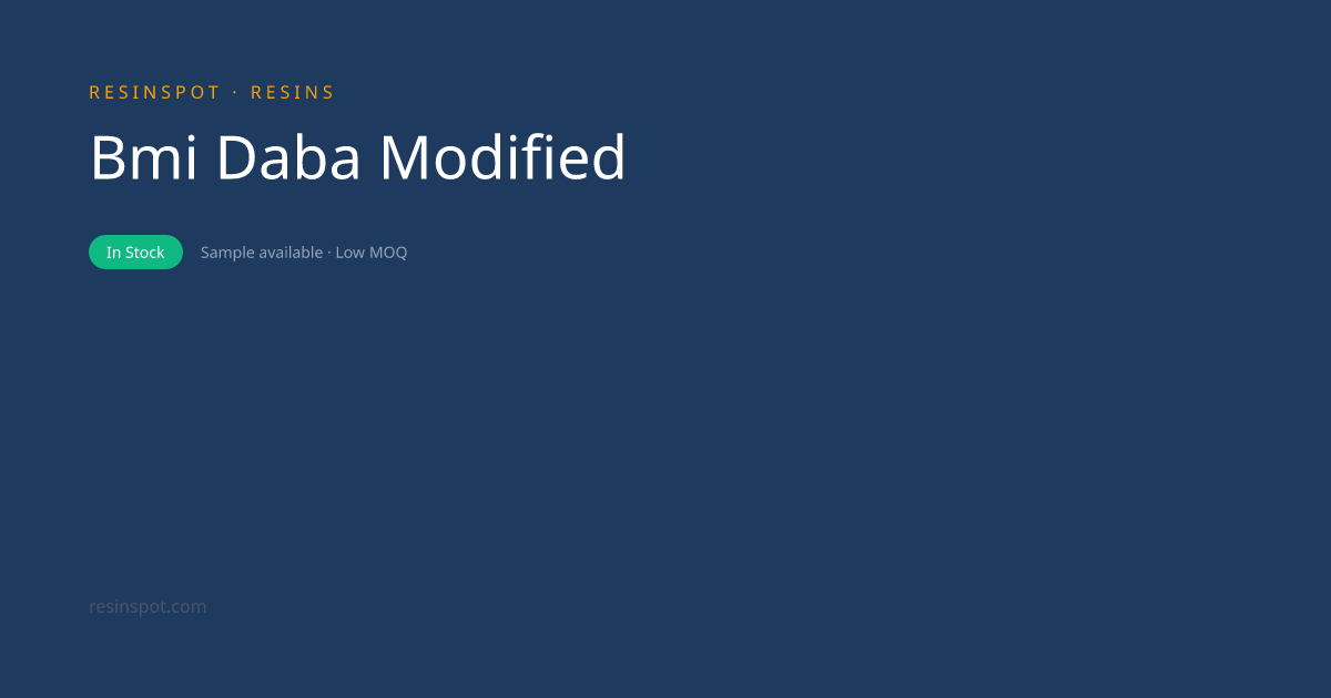 DABA-Modified BMI Resin (Toughened, Diels-Alder) | Resinspot | Resinspot
